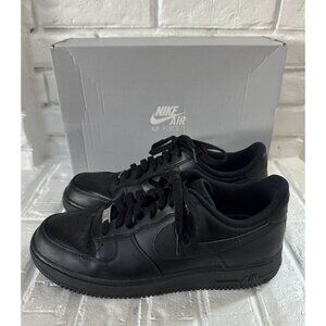 Nike Air Force 1 07’ Sneakers Mens 10.5 Triple Black Low Top
